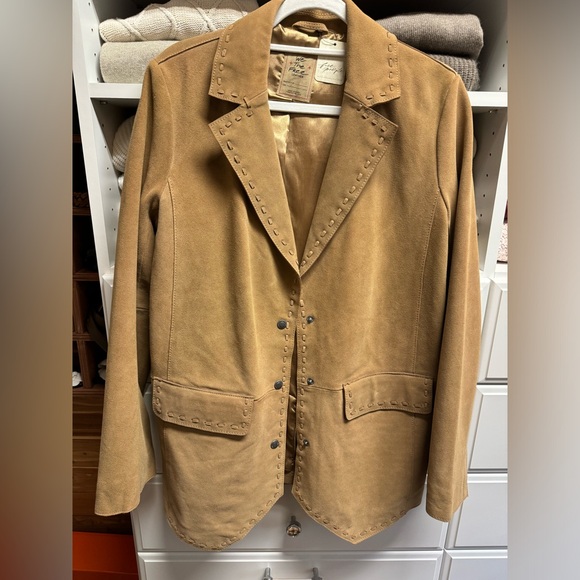 Free People suede blazer. NWT and never worn. Very on trend for fall 2024! - Picture 1 of 5